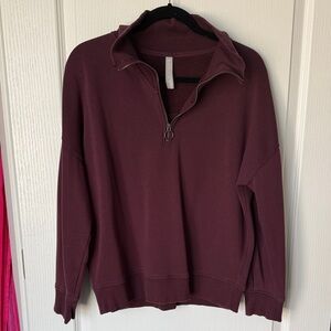 Athleta Funnel Neck Quarter Zip